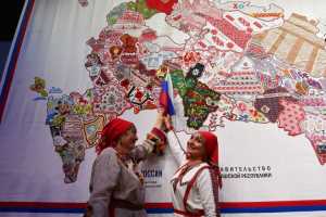 В Москве презентую проект «Вышитая карта России»