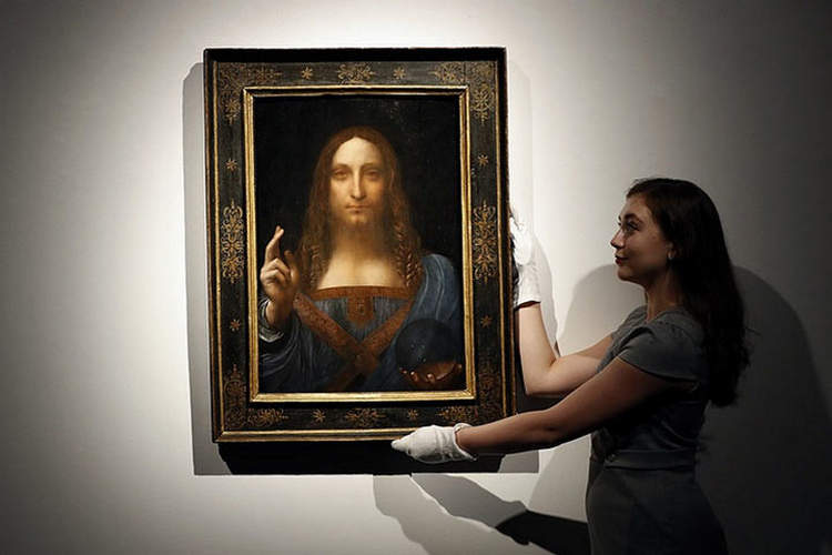 Картина Леонардо да Винчи &quot;Спаситель мира&quot; (Salvator Mundi)