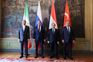 Главы МИД России, Ирана, Сирии и Турции встретились в Москве